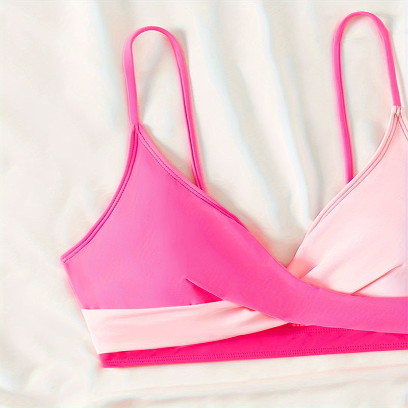 Strap Bikini Swimwear for Women, Elegant Beach Hot Spring Bathing Suit