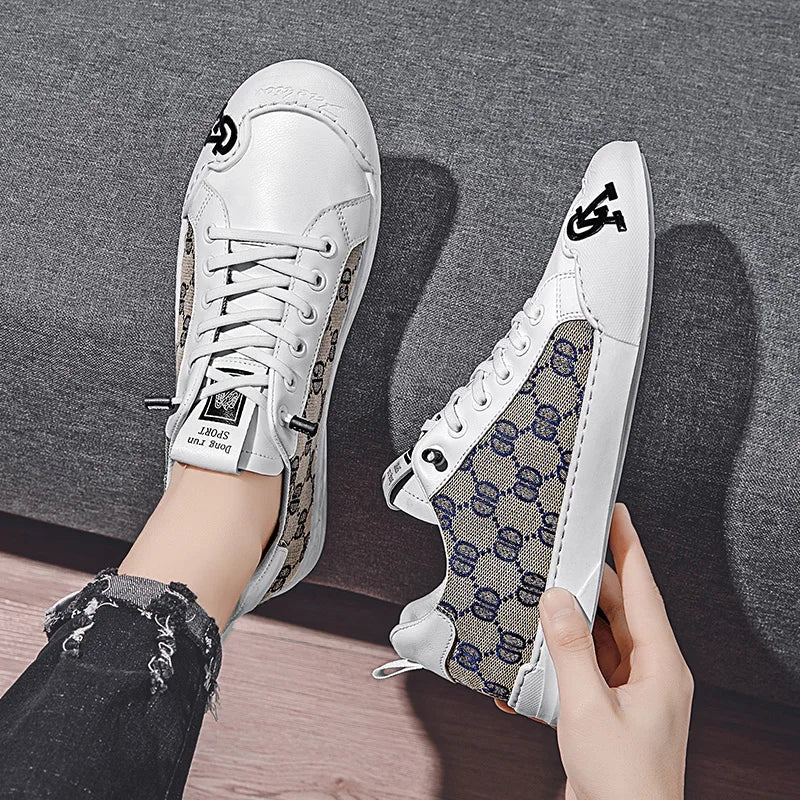 Heren casual boardschoenen met print