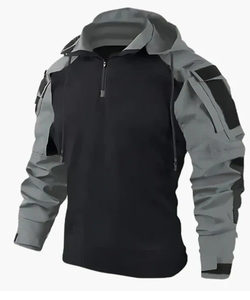 Long-sleeved men's loose tactical outdoor jacket
