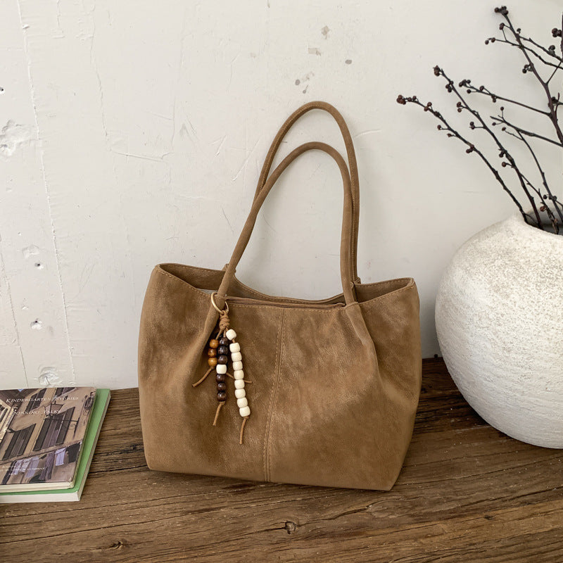 Retro Leopard Print Shoulder Bag