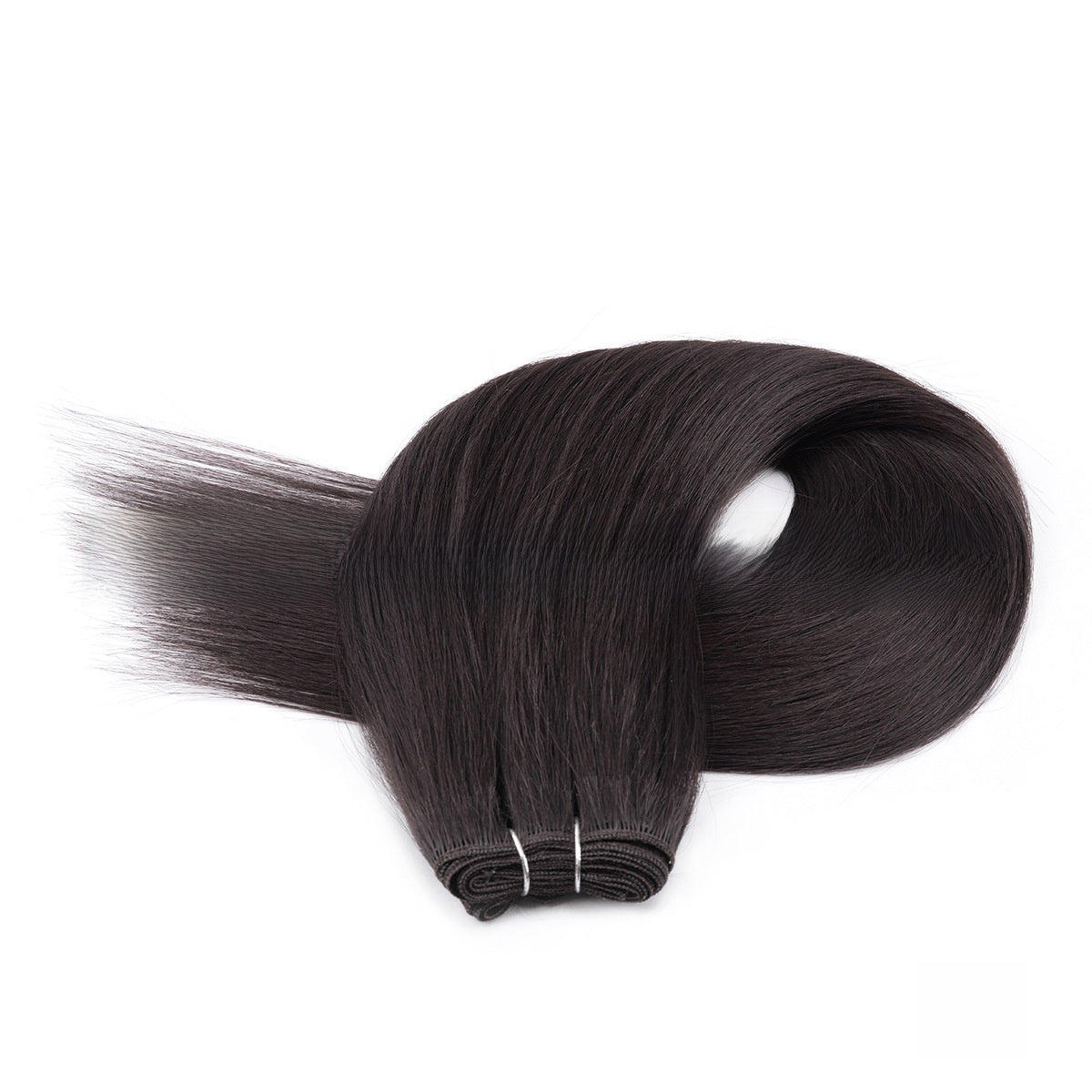 Heat Resistant Synthetic Hair Extensions Straight Weft