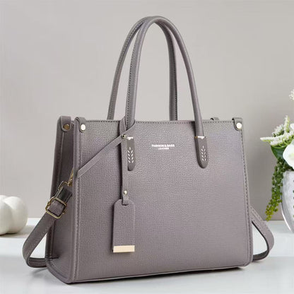 Large Capacity Elegant Soft Leather Handbag Crossbody Shoulder Bag