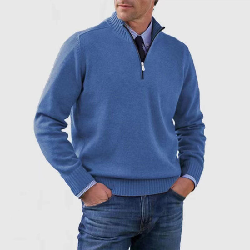 Mens Acrylic Knit Pullover Sweater