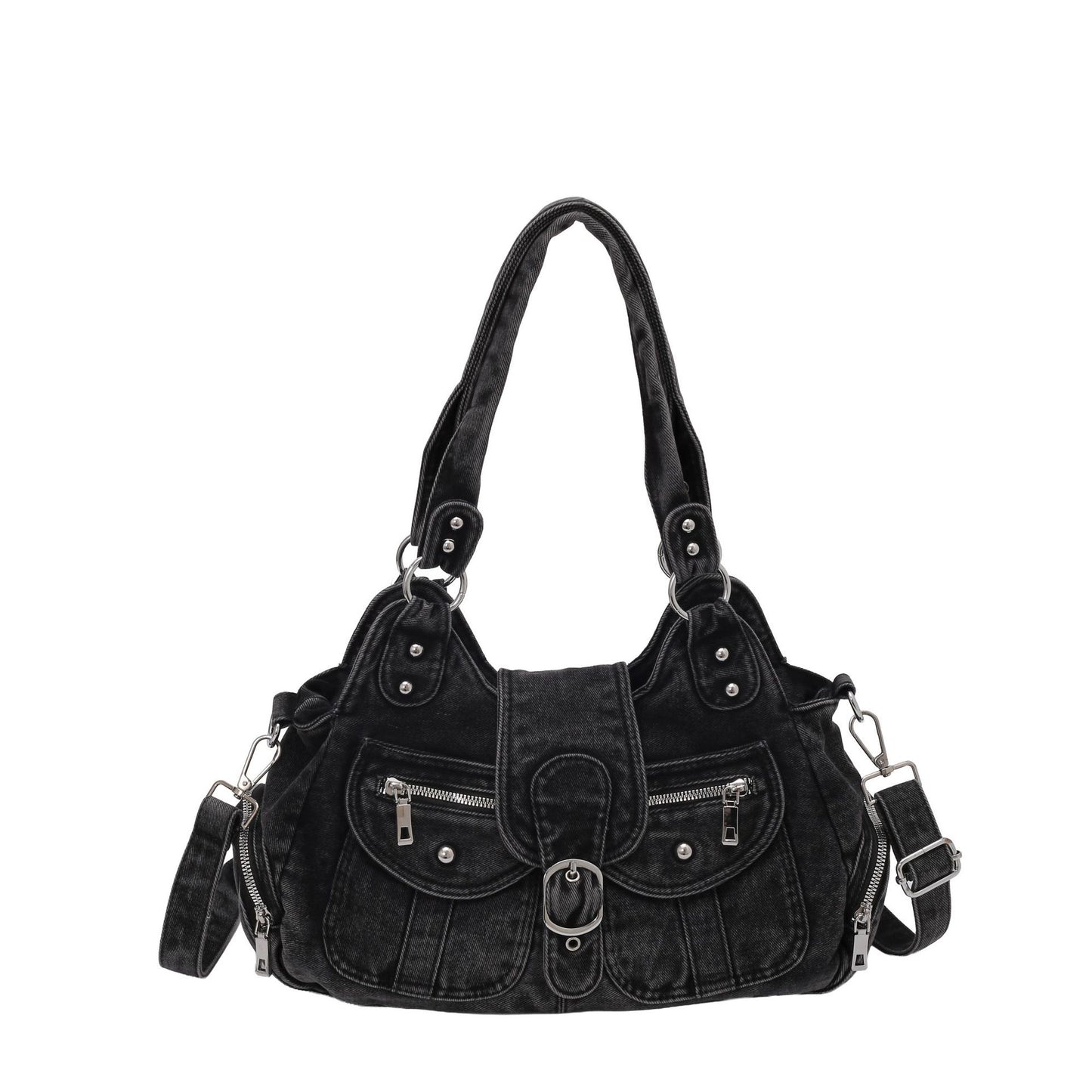 Retro Denim Women Shoulder Bag