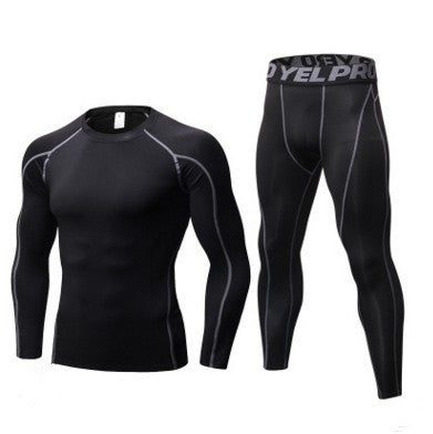 Heren Fitness Running Compressie Trainingsset