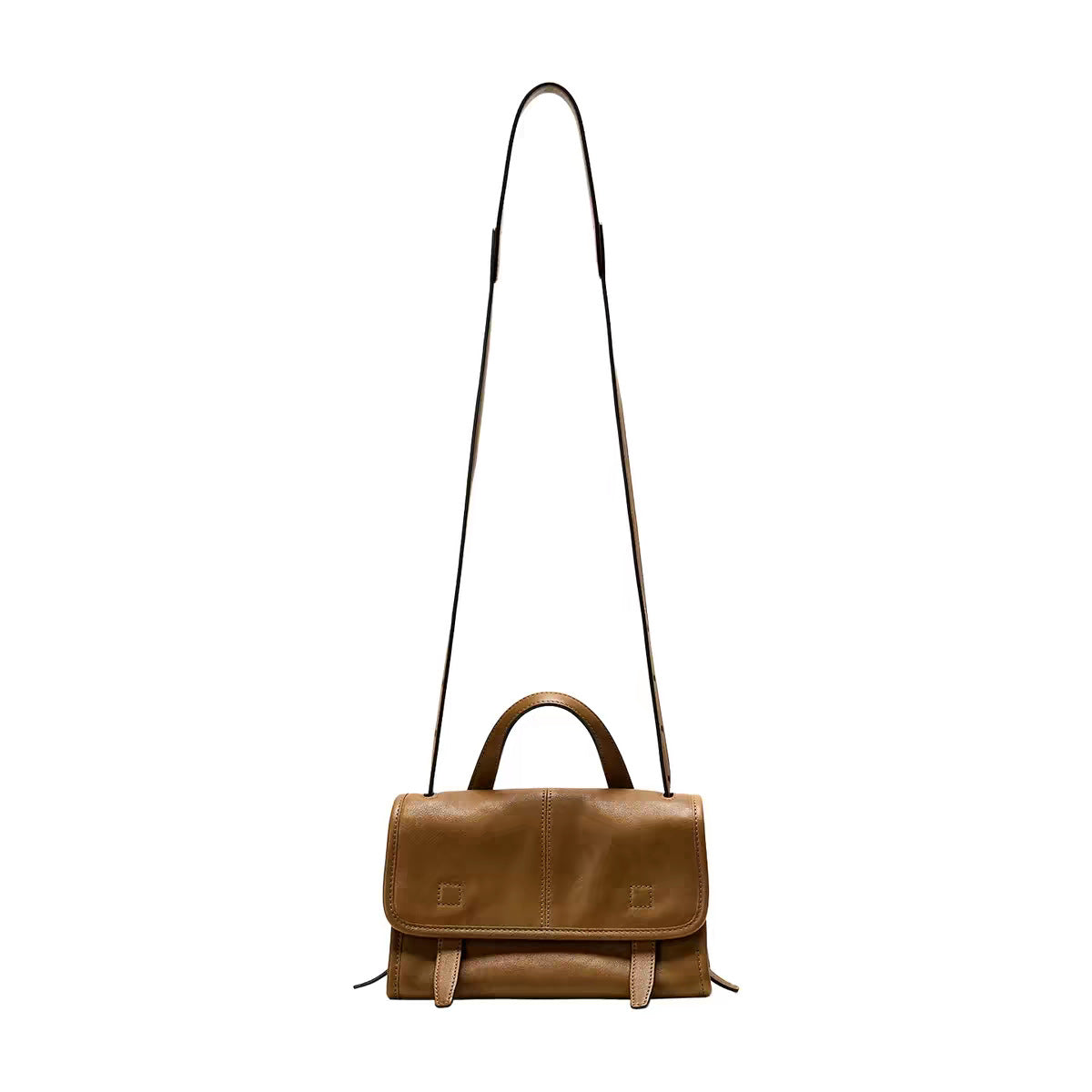 Vintage Genuine Leather Crossbody Bag