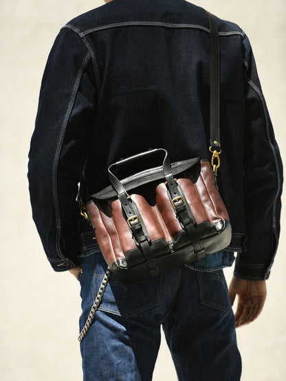 Classic Cowhide Messenger Ba