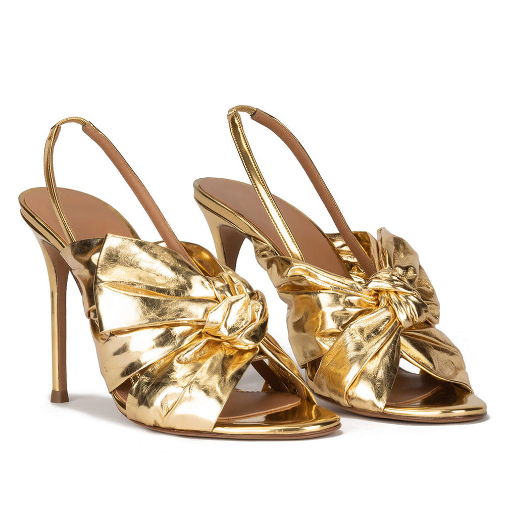 Sexy Bow Ladies High Heel Sandals