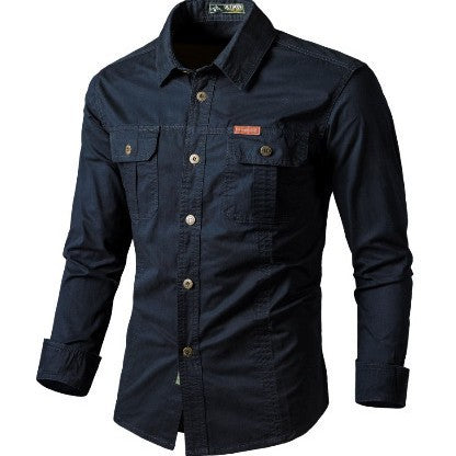 New Casual Loose Long-sleeved Work Shirt