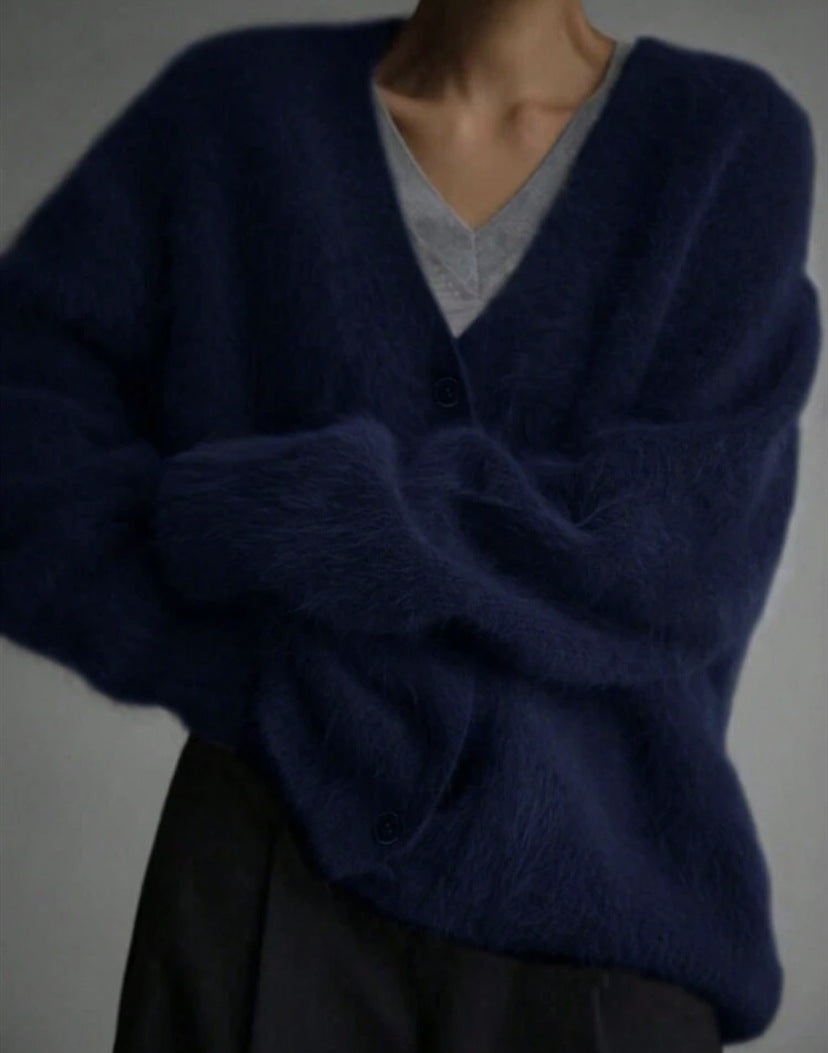 Womens Soft Long Sleeve Cardigan Sweater