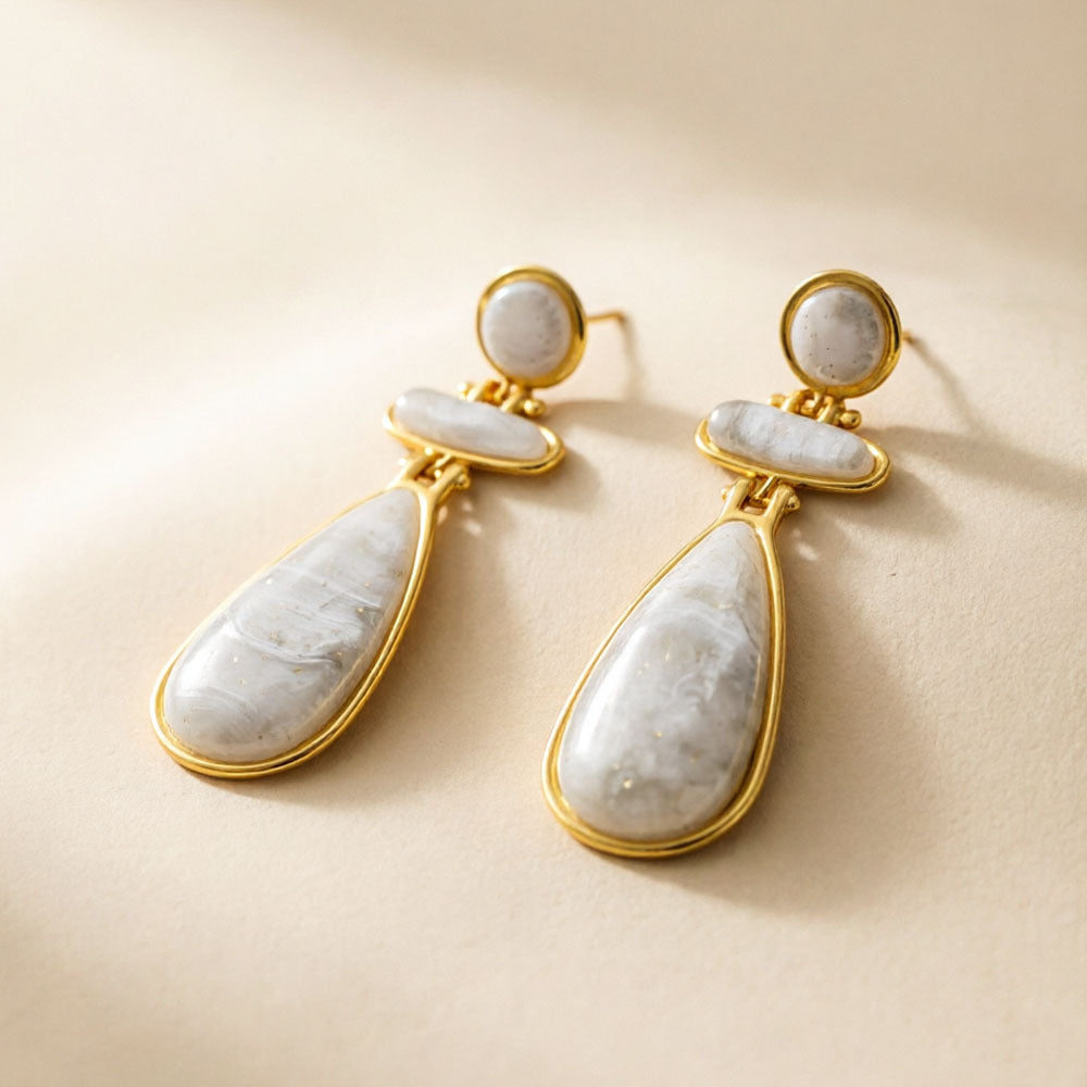 Retro waterdrop earrings