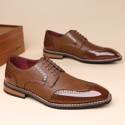 Mens Brogue Leather Shoes
