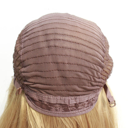 Synthetic  golden lace wig