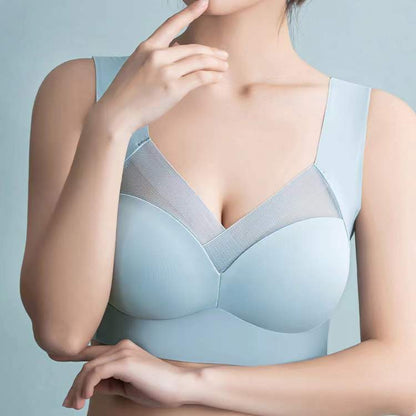 Wireless Seamless Push-Up Bra Ice Silk Lingerie
