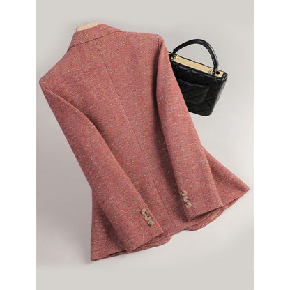 Long Sleeve Womens Blazer with Waist Cinching