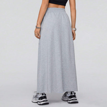 European and American women's fashionable casual loose sports half length skirt
