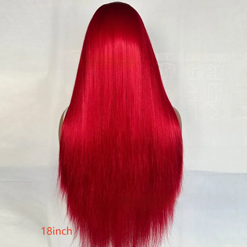 Long Straight Synthetic Wig Heat Resistant Front Lace