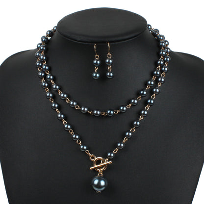 Pearl Necklace Adjustable Neck-Wrapped Necklace