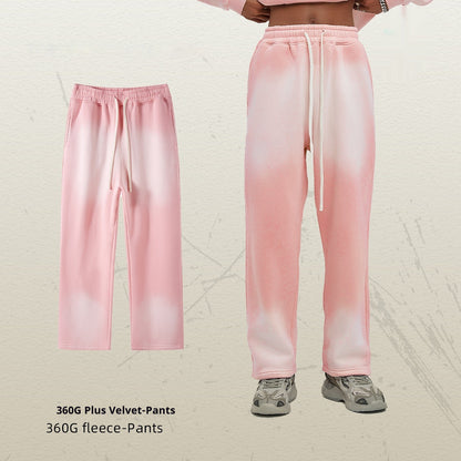 Spray Dyed Distressed Joggers Unisex