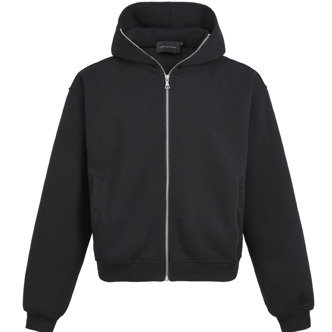 Street High-End Boxy Hoodie Zip-Up Comfortable Jacket Unisex
