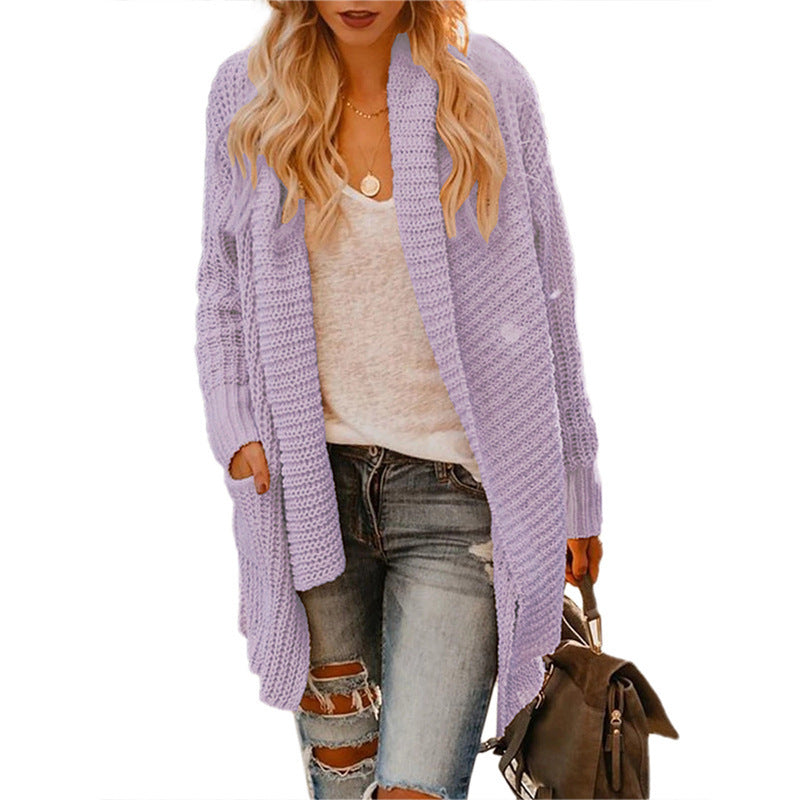 Cardigan met onregelmatige revers