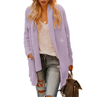 Cardigan met onregelmatige revers