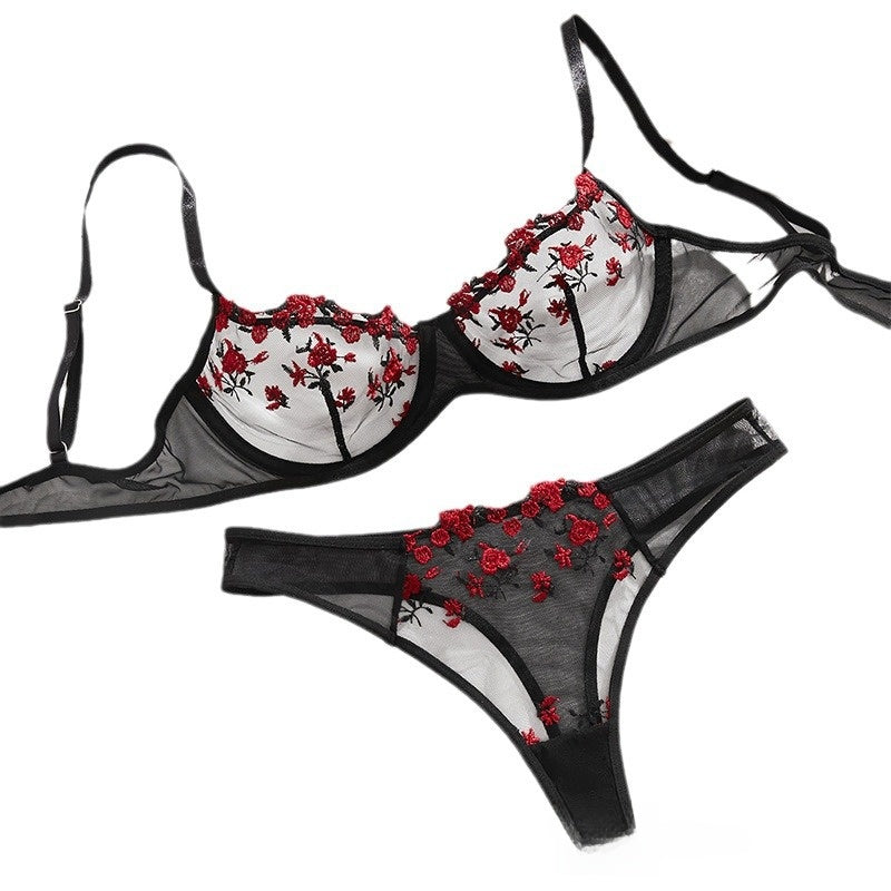 Lace Mesh Lingerie Set