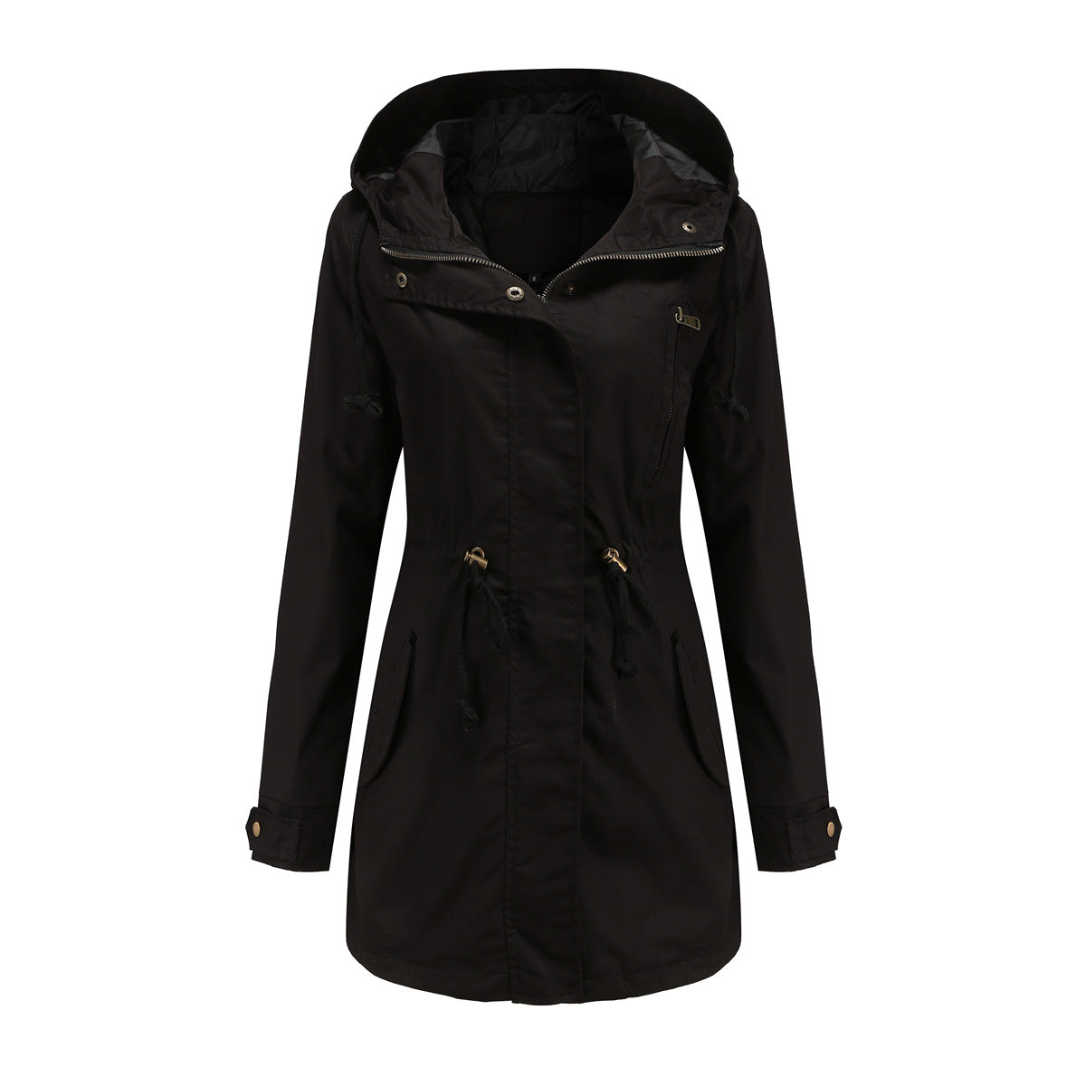 Womens Cotton Hooded Coat