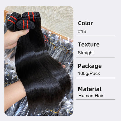 Bone Straight Human Hair Bundles