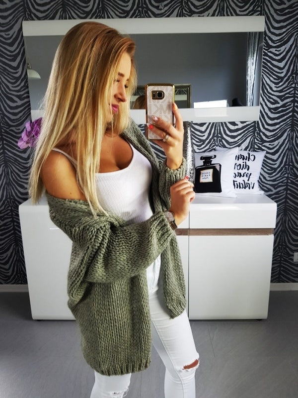 Gebreide oversized cardigan