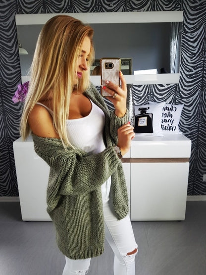 Gebreide oversized cardigan