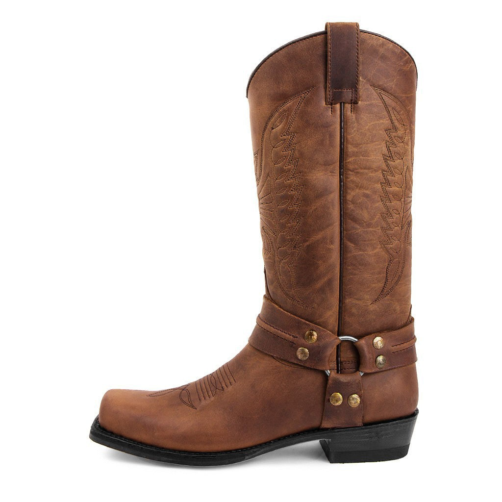 Square Heel Knight Boots for Men