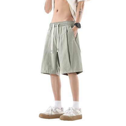 Sports Pants Casual Student Trendy Knee-Length Khaki Underwear