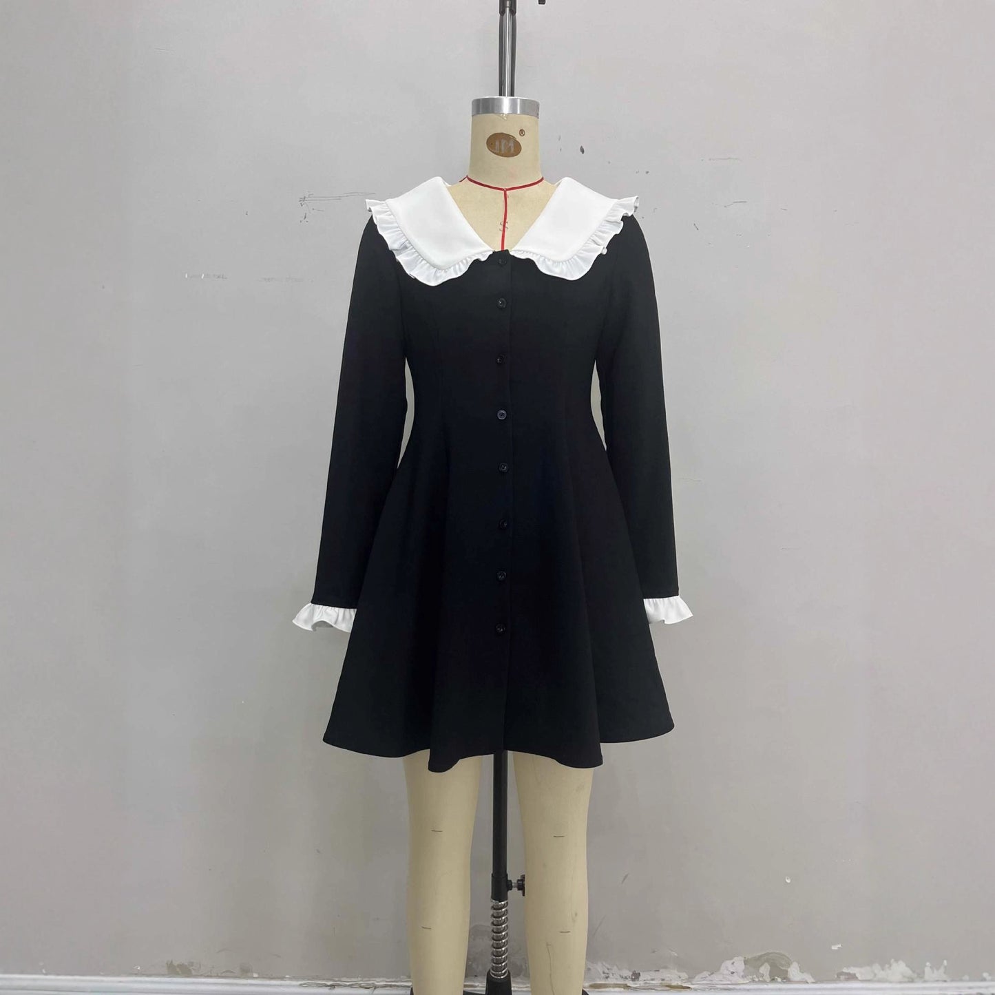 Women's pleated A-line dress