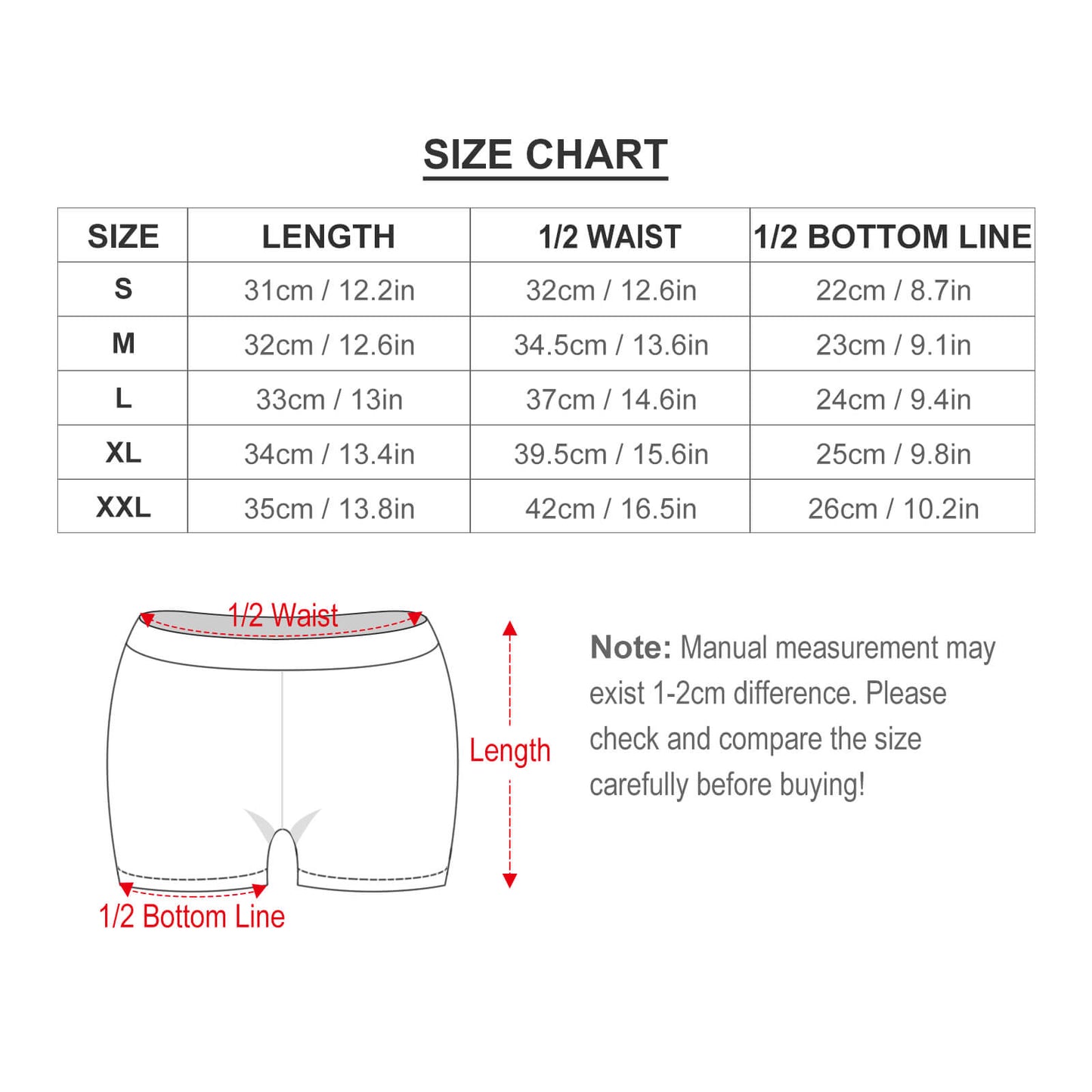 Personalised Colorful Ladies Shorts
