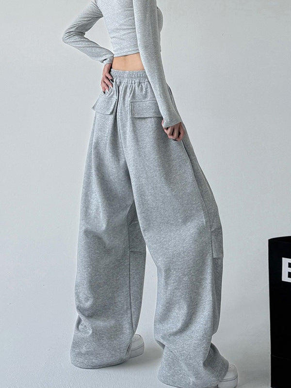 Womens High Waisted Straight Leg Sweatpants