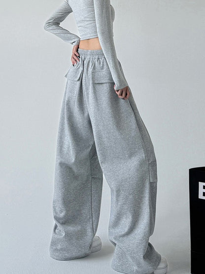 Womens High Waisted Straight Leg Sweatpants