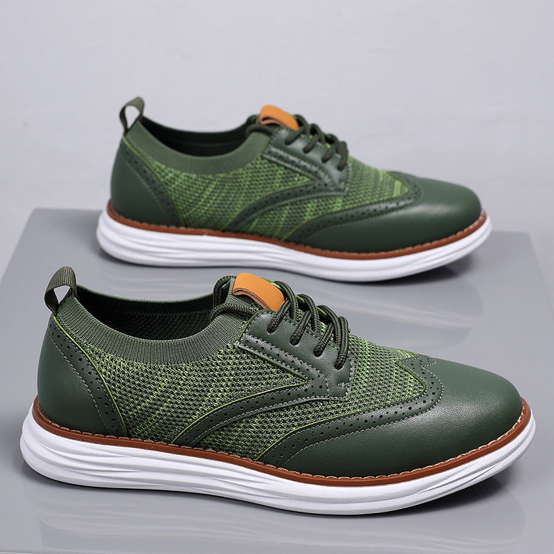 In-stock extra-large size 48 men's casual shoes, 2026 new British style, spring and autumn fashion single shoes, versatile casual shoes