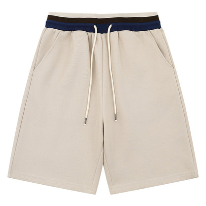 Losse casual zomerse shorts met split-effect en trekkoord