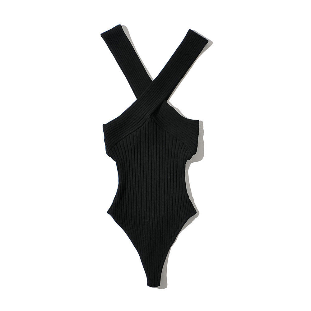 Hollow out backless jumpsuit for women