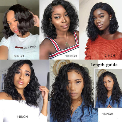 Lace wig van chemische vezels met golvende krul