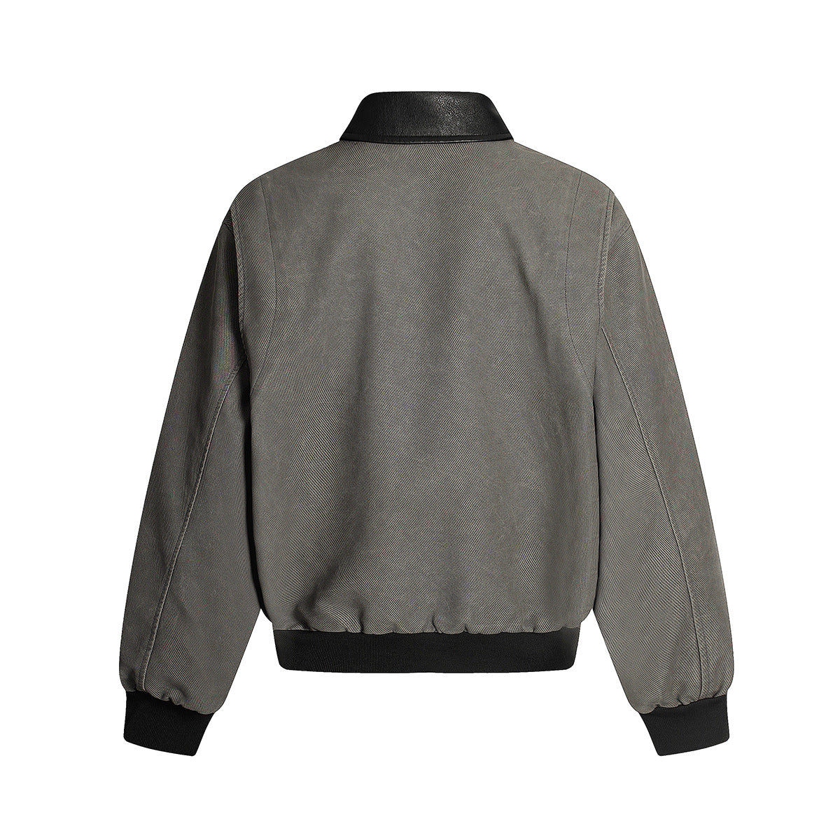 Loose PU leather jacket