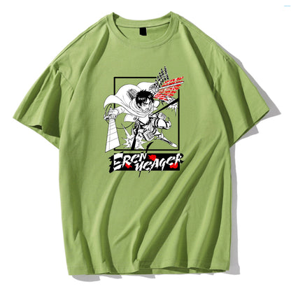 Attack on Titan Printed Short Sleeve Summer T-Shirt