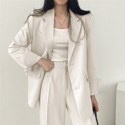 Women's Chic Suit Jacket and Pants Set