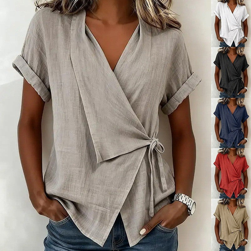 Loose-fitting short-sleeve T-shirt
