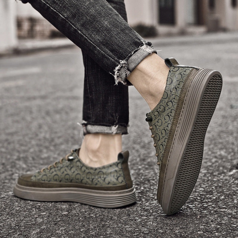 Klassieke retro casual PU-leren sneakers voor heren