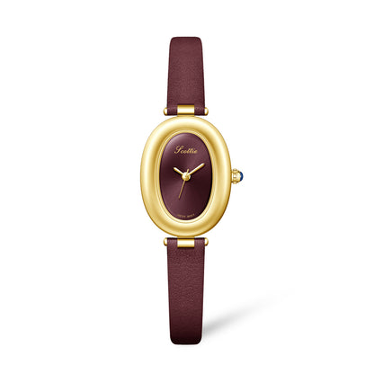 Oval Retro Quartz Watch for Women