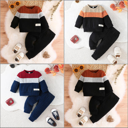 Babyjongen schattige tweedelig setje