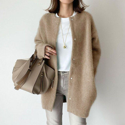 Womens Soft Knit Cardigan Jacket
