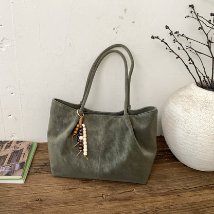 Retro Leopard Print Shoulder Bag